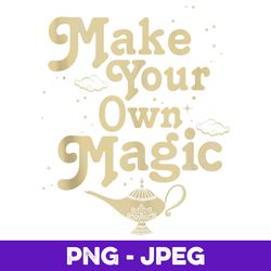 Disney Aladdin Make Your Own Magic V2 , PNG Design, PNG Instant Download