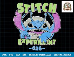 Disney Lilo & Stitch Experiment -626- Distressed Stitch png, sublimation,dxf,svg,eps