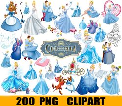 Disney Cinderella Bundle Svg, Disney Svg, Cinderella Svg