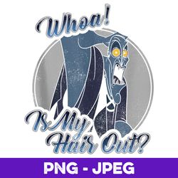 Disney Hercules Hades Whoa Is My Hair Out V2 , PNG Design, PNG Instant Download