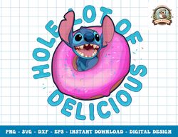 Disney Lilo & Stitch Hole Lot Of Delicious Donuts png, sublimation,dxf,svg,eps