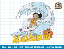 Disney Lilo & Stitch Lilo Kaikana Surfing png, sublimation,dxf,svg,eps