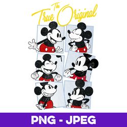 Disney Mickey And Friends Mickey Mouse The True Original , PNG Design, PNG Instant Download
