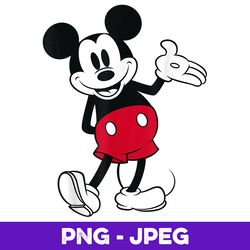 Disney Mickey And Friends Mickey Mouse True Original , PNG Design, PNG Instant Download