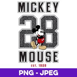 Disney Mickey Mouse 1928 , PNG Design, PNG Instant Download