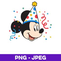 Disney Mickey Mouse Its My Birthday V1 , PNG Design, PNG Instant Download