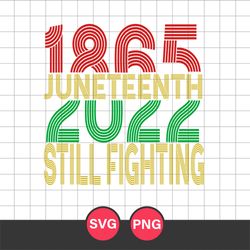Juneteenth 1865 Still Fighting 2022 Svg, Black History Svg, Juneteenth Svg, Png Digital File