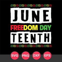 Juneteenth Freedom Day Svg, Juneteenth Svg, Black History Svg, Png Dxf Eps Digital File