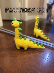 Pattern dinosaur English PDF Crochet Amigurumi