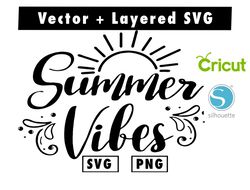 summer vibes svg and png files for cricut machine , anime svg , manga svg , Goku svg