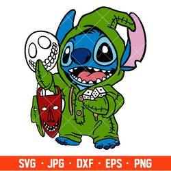 Oogie Boogie Stitch Svg, Halloween Svg, Spooky Season Svg, Disney Svg, Cricut, Silhouette Vector Cut File