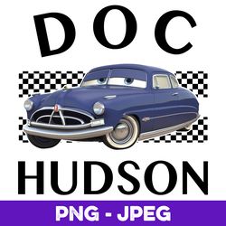 Disney Pixar Cars Doc Hudson Finish V1 Tee , PNG Design, PNG Instant Download