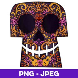 Disney Pixar Coco Collage Skull Halloween V2 , PNG Design, PNG Instant Download