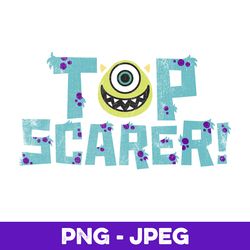 Disney Pixar Monsters Inc. Mike Wazowski Top Scarer V1 , PNG Design, PNG Instant Download