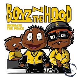 Boyz N The Hood Increase The Peace Svg For Cricut Sublimation Files