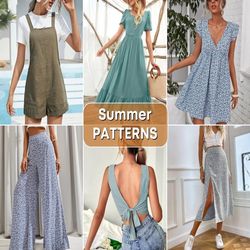 women sewing patterns | summer patterns | dress pattern | top pattern | skirt sewing patterns pdf | easy sewing pattern