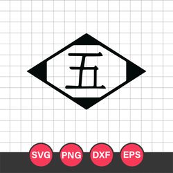 5th Division Svg, Bleach Division Svg, Bleach Svg, Bleach Anime Svg, Anime Svg, Png Dxf Eps, AN27052330