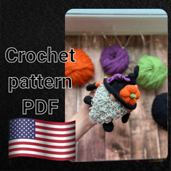 Halloween gnome Amigurumi Crochet pattern