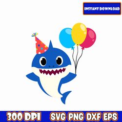 Dad shark SVG | Baby shark Bundle SVG Files | Baby shark SVG Layered | Baby shark Files for Cricut | Baby shark
