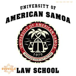 university of american samoa law school svg cutting files