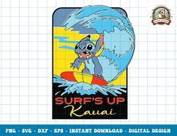 Disney Lilo & Stitch Surfs Up Kauai png, sublimation