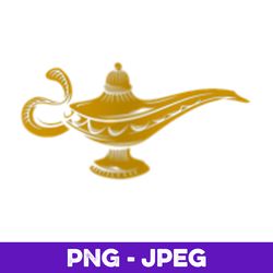 Womens Disney Aladdin Live Action Genie's Lamp Pocket Logo V3