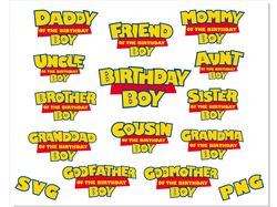 Toy Story Birthday Boy SVG t shirt Bundle | Toy Story svg, Toy Story png, Birthday Boy svg Cricut, Birthday Boy png svg