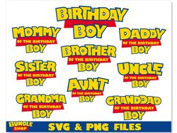 Toy Story Birthday Boy Family SVG Bundle | Toy Story png, Toy Story t shirt SVG, Toy Story svg, Birthday Boy svg Cricut