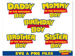 Toy Story Birthday Boy SVG Bundle Family | Toy Story png Bundle, Toy Story t shirt SVG, Toy Story svg, Toy Story shirt