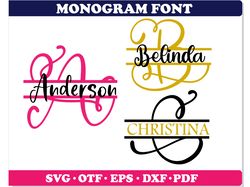 Split Monogram Font svg otf, Split Monogram letters svg, Split Monogram png pdf, Split Monogram alphabet svg