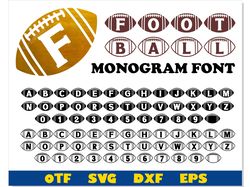 American Football font SVG Cricut, Football font otf, Sport Monogram font, Soccer Ball svg, Football Soccer Ball font