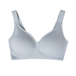 Women's full cup anti-sagging wide shoulder strap seamless thin section no steel ring underwear