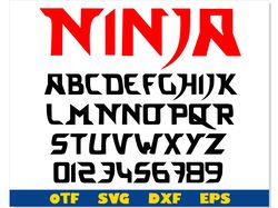Ninjago font OTF, Ninjago Font svg, Boy font, Karate font svg, Ninja letters svg Cricut, Ninja Font svg ttf