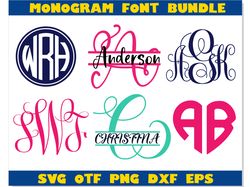 Monogram SVG Bundle, Monogram Font Bundle, Monogram svg Bundle, monogram font svg, monogram font png, fancy monogram svg