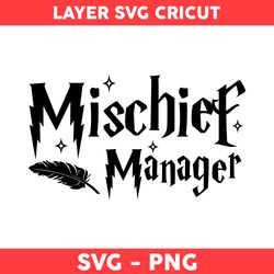Mischief Manager Svg, Harry Potter Svg, Harry Potter Cricut Svg, Png Digital File - Digital File