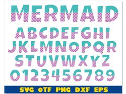 Mermaid Font SVG, Mermaid Font otf, Mermaid Font png Mermaid letters svg Cricut, Mermaid svg, Fish Font svg, Mermaid svg