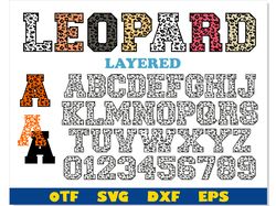 Leopard font otf, Leopard Font svg Layered | Sport font, Varsity font, College font, Girly Fonts, Leopard Pattern Font