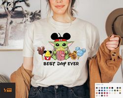 Best Day Ever Shirt , Baby Yoda Shirt, Baby Yoda, Vintage Disney Shirt, Disney Shirts, Disneyland, Walt Disney Shirt