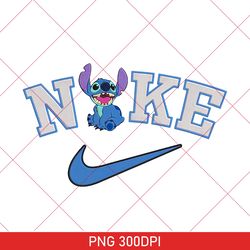Stitch Nike Logo PNG, Retro Stitch Nike, Stitch Love Nike PNG, Nike Layered Head PNG, Birthday PNG, Mug PNG For Cricut