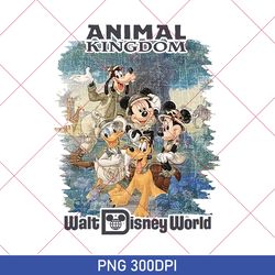 Disney Animal Kingdom PNG, Disney PNG, Vintage Animal Kingdom PNG, Disney Mickey Safari PNG, Disney Safari Family PNG