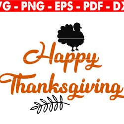 Happy Thanksgiving Svg, Happy Halloween Svg, Give Thanks Svg, Fall Svg, Svg For Cricut And Silhouette