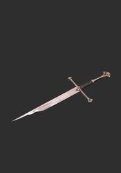 The Handle-Shard of Narsil Before it Came Anduril Sword, Broken Lord of the Rings, LOTR Sword, Lotr gift for him, Viking