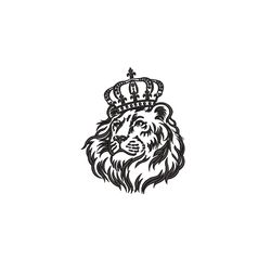 Lion Embroidery Designs, Lion With Crown Embroidery Designs, Lion Head, Machine Embroidery Files, Digital Download