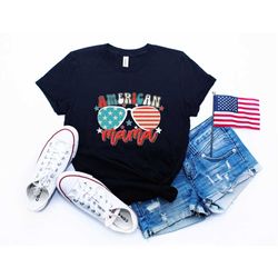 American Mama Shirt ,Mama Shirt, Mama Independence Shirt All American Mama Shirt, 4th of july shirt, Mom shirt, American
