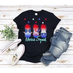 Merica Shirt, 4th of July, Merica Squad, Fourth of July, Patriotic Shirt, America Shirt, Merica Pineapple, Pineapple Lov