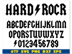 AC/DC Font ttf, AC DC Font svg, ACDC Font png, Rock Font svg, Heavy Metal Font, Music font, Metal Font
