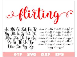 Font with Tails otf, Font with Hearts svg, Valentines Day Font Cursive Font svg, Calligraphy Font ttf, Script Font