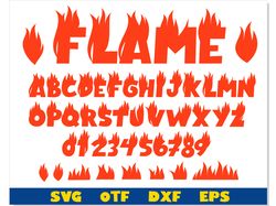 Flame Font SVG Bundle | Flame font svg, Flame Fire svg, Fire font otf, Fire font svg Cricut, Fire Letters svg Cricut cut