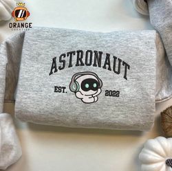 Jin The Astronaut Wootteo Embroidered Crewneck, BTS Jin Sweatshirt, BTS Embroidered Hoodie, Unisex T-shirt