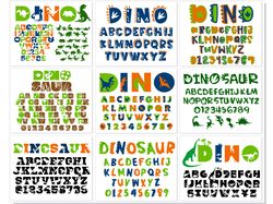 Dinosaur Bundle | Dinosaur Font svg, Dinosaur Font otf, Dinosaur svg Cricut, Dinosaur name svg, Dino Font, Boys Fonts
